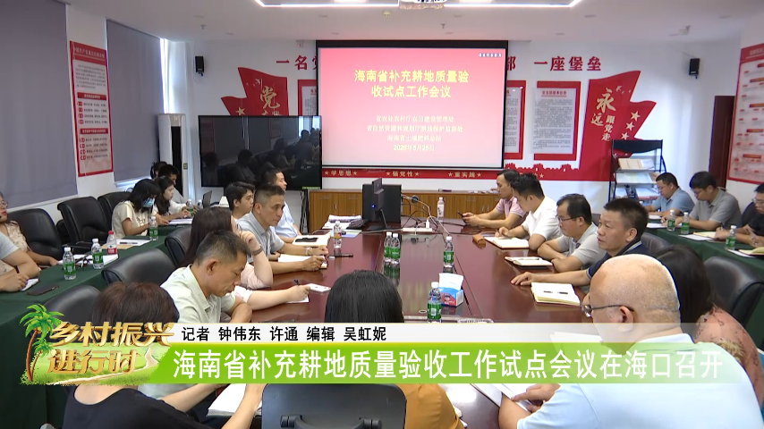 海南省补充耕地质量验收工作试点会议
